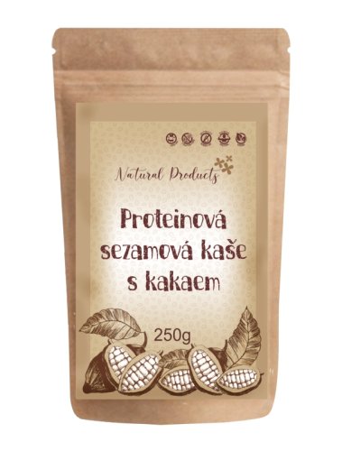 Proteinová kaše sezamová s kakaem