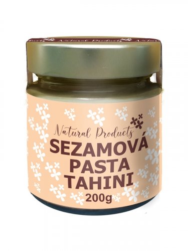 Sezamová pasta - tahini - Balení 3: 200 g
