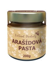 Pasta z loupaných arašídů
